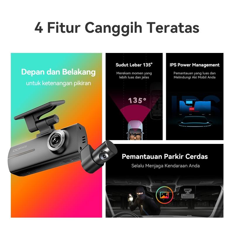 DDPAI N1 Dual Dash Cam 2K Car DVR Mobil Wifi Kamera Camera Rekam 2