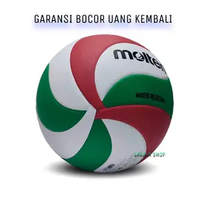 Bola Volly Voli Original Volley Ball Molten 4200 Water Resistant Pres Thailand Outdoor Dan Indoor Pompa