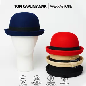 TOPI ANAK LAKI-LAKI PEREMPUAN USIA 2-6 TAHUN | Topi Caplin Elegan Lucu Fashion Anak TK