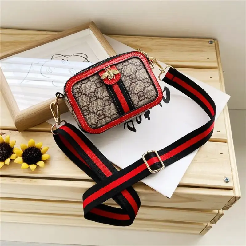 Túi Đeo Chéo Trẻ Em Mini, Thời Trang Mới, Dễ Thương, Chất Liệu PU Chống Thấm Nước, Túi Đeo Vai, Thích Hợp Cho Bé, Ba Lô, ví đựng tiền Xu, Túi Xách 1