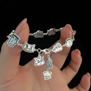 GELANG MANUSIA GINGERBREAD NATAL GRAFFITI GELANG KARTUN DESAIN SENSE KREATIF