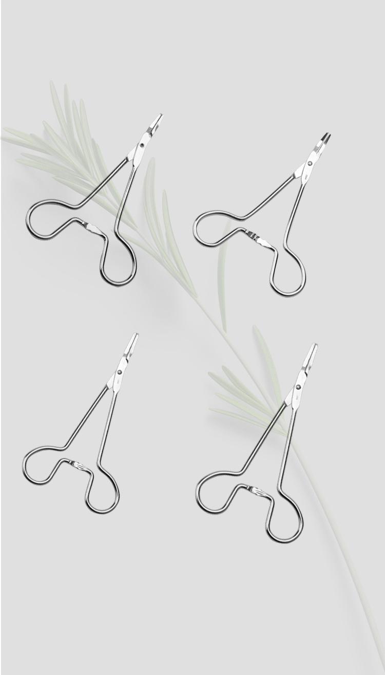 Product Introduction of 2pcs Stainless Steel Ear Plucking Pliers for Dog Ear Hair & Hemostat Grooming Tweezers for Pet Ears Hair Cleaning Tools Pet Supplies 7