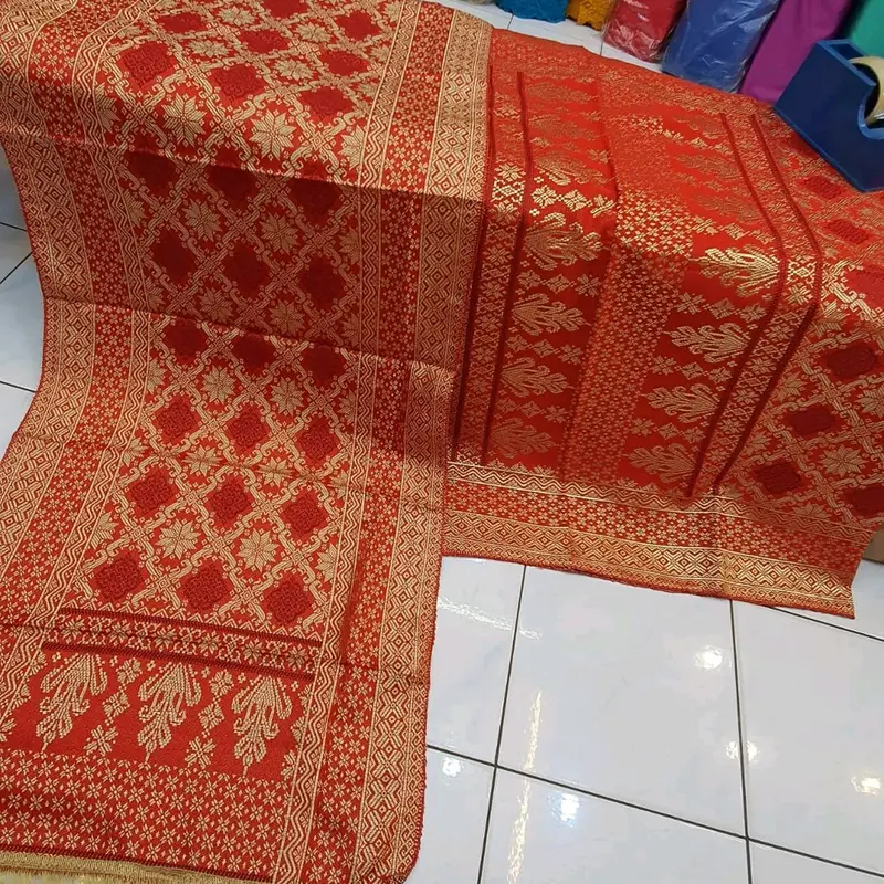 Songket mesin Palembang cantik dan bagus b60 Elegan Selendang 1