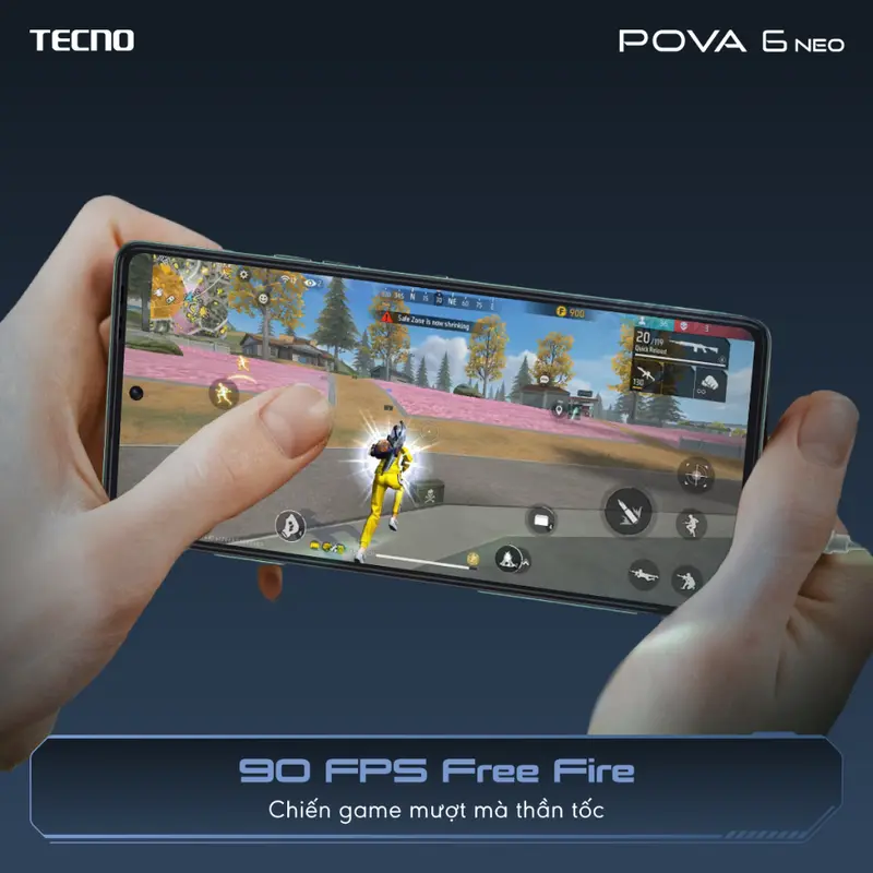 Điện thoại Tecno Pova 6 Neo (8GB/128GB) - Helio G99 Ultimate | 7000mAh | Sạc nhanh 33W | Hàng Chính Hãng 4