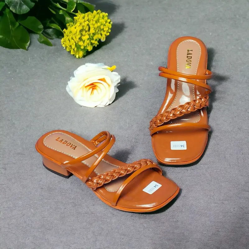 Sandal Anak Perempuan Pesta Heels hak 3cm K-04 Ladova Terbaru Size  Kaki 31-35 Fashion 1