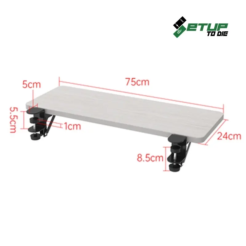 KỆ GỖ MỞ RỘNG BÀN LÀM VIỆC CÓ THỂ GẬP LẠI