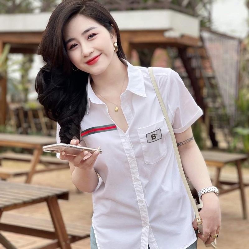 [A5] Áo sơ mi sang chảnh ôm gọn Top Nữ, chất liệu mềm mịn thoải mái tự tin Women