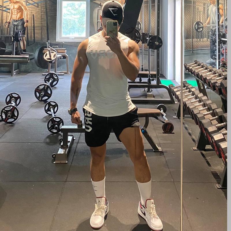 Product Introduction of Bộ Thể Thao Nam ASRV Sát Nách Chất Vải Dệt Kim Co Giãn Thoáng Mát Thấm Hút Mồ Hôi Sport Tập Gym  Thun 0