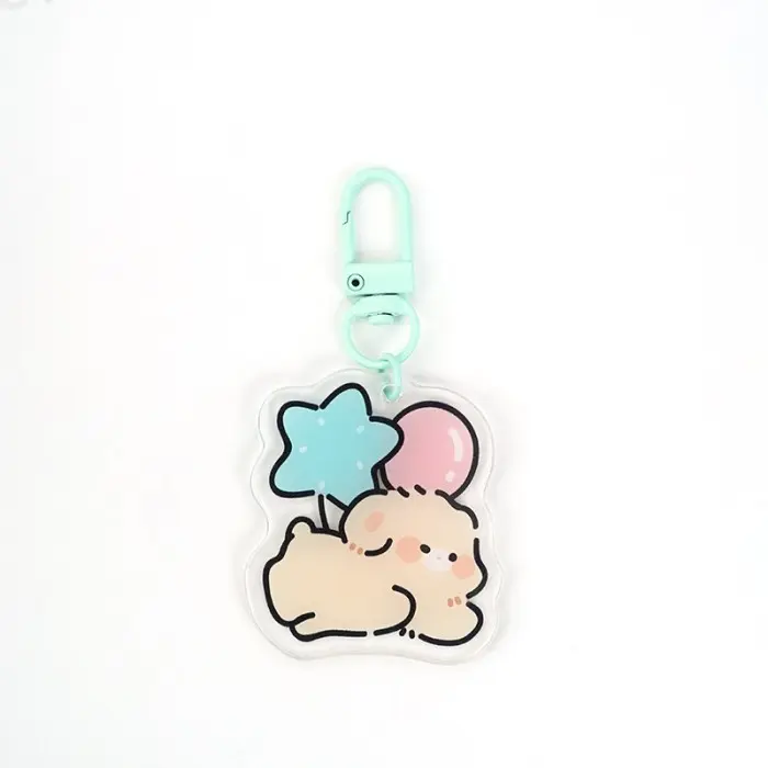 Oh!Some - Mainan Anak Dewasa Ganci Gantungan Kunci Akrilik Cardlover Acrylic Keychain Aksesoris Lucu Tas 3