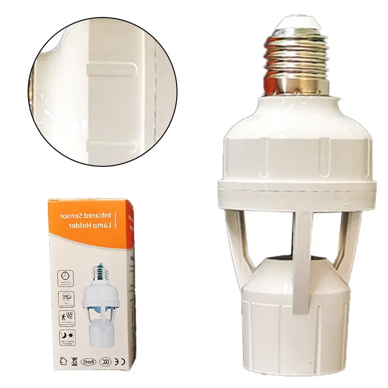 Intelligent E27 PIR Sensor Lamp Holder& Adapter for Auto LED - TikTok ...