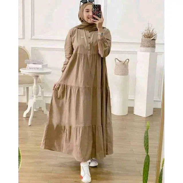 MIDI KIRANIA MIDI DRESS RAYON GAMIS KIRANIA