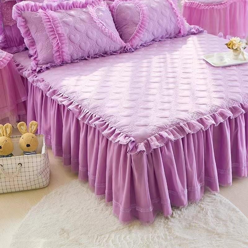 Product Introduction of Bộ ga gối 3 món(1ga,2 vỏ gối) cotton hàn quốc trần bông cao cấp, tiểu thư sang chảnh 5