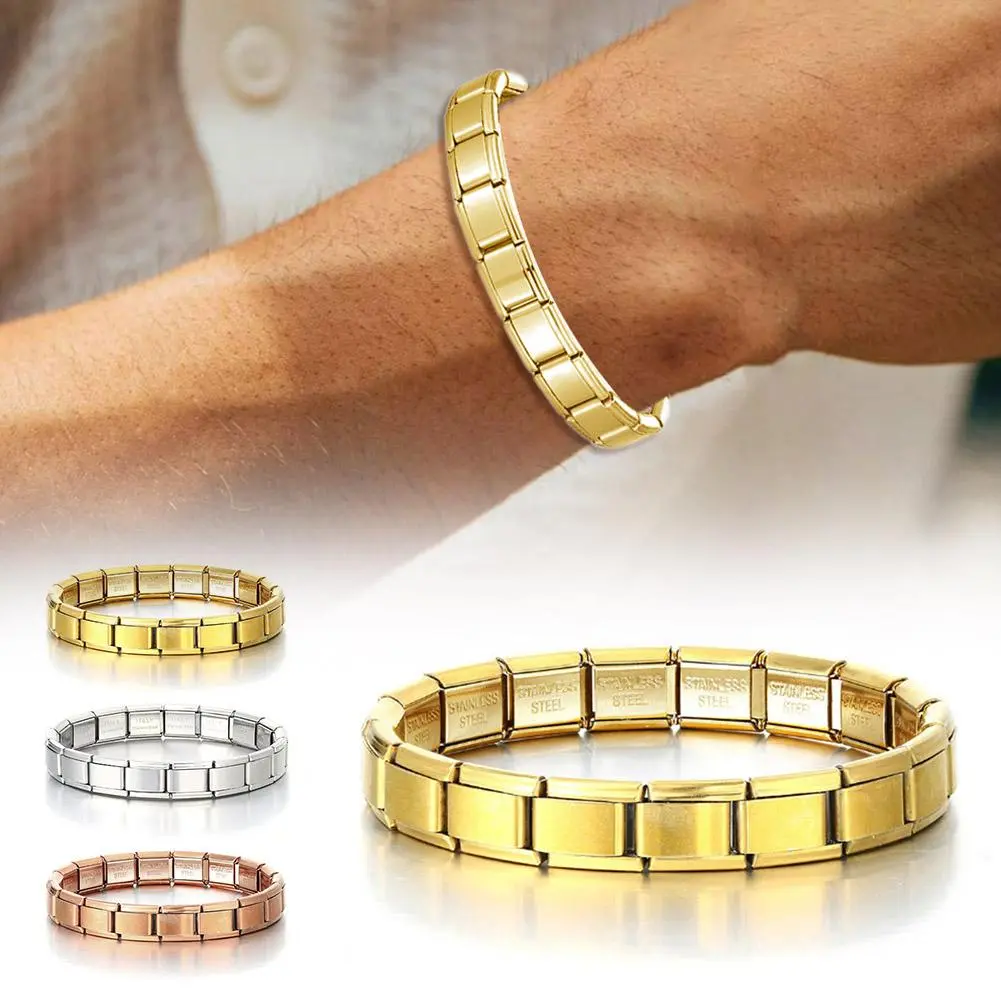 Vòng đeo tay mô-đun, Ý, thời trang, cơ bản, nhiều màu, nối tự làm, vòng đeo tay đàn hồi có thể tháo rời