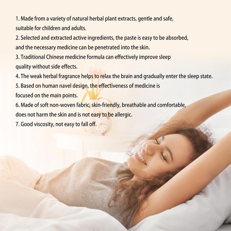Sleep Patches, 3 Counts/set Natural Sleep Aid Patch, Stress Relief Sleeping Patches, Body Care Patches for Adults 7