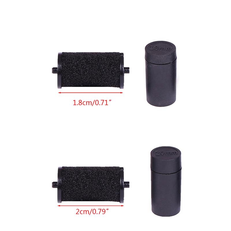 Product Introduction of Máy in nhãn giá hai hàng Thông Dụng BOYI, Bộ 5 cái, Máy mã hóa đánh dấu, Con lăn bánh xe mực, Màu đen 0