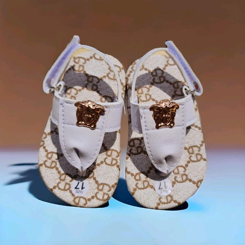 Dép kẹp cho bé trai có quai sau màu trắng cho bé trai Sandal Dép Sandal