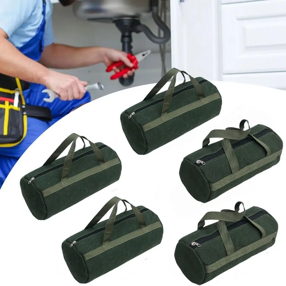 Multifunctional Thick Canvas Tool Storage Bag Large capacity Handbag Hardware Tool Organizer Portable Hand Tool Auto Repair Tool Kit