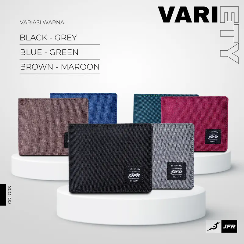 JFR Dompet Pria Bahan Kanvas JP10 4