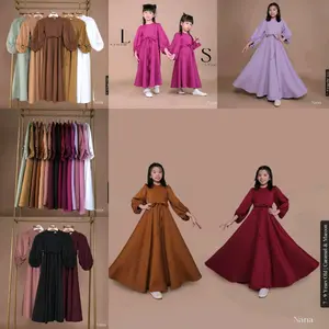 Nana dress anna dress kids larissa fashion gamis lebaran anak gamis pesta anak