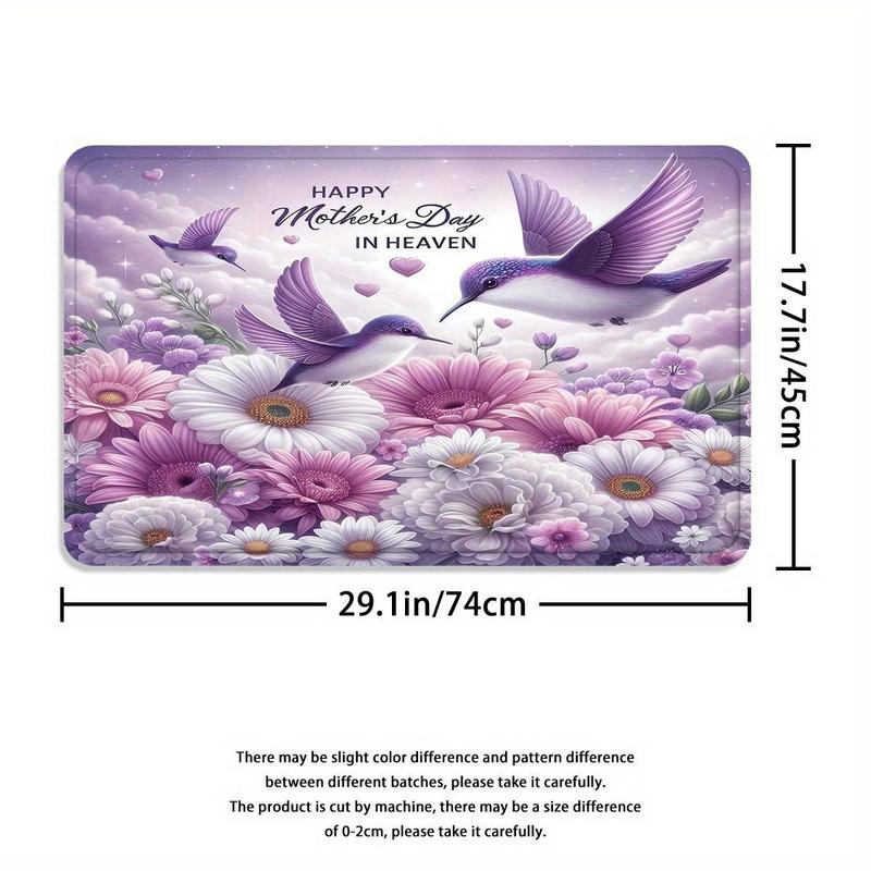Product Introduction of Flower Pattern Bathroom Decorations, 4 Counts/set Including Shower Curtain & Toilet Lid Cover & Mat & U-shaped Mat, Bathroom Decor Supplies 6