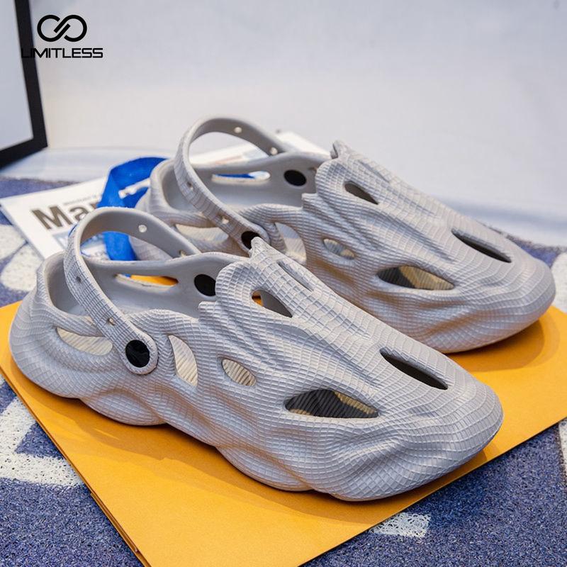 Limitless - Sandal Pria DRAGON Slide Eva Sendal Cowok Slop Premium Slip On Keren Terbaru Selop Pria Kekinian Jepit ( Kasual ) sandal  slip  karet 2