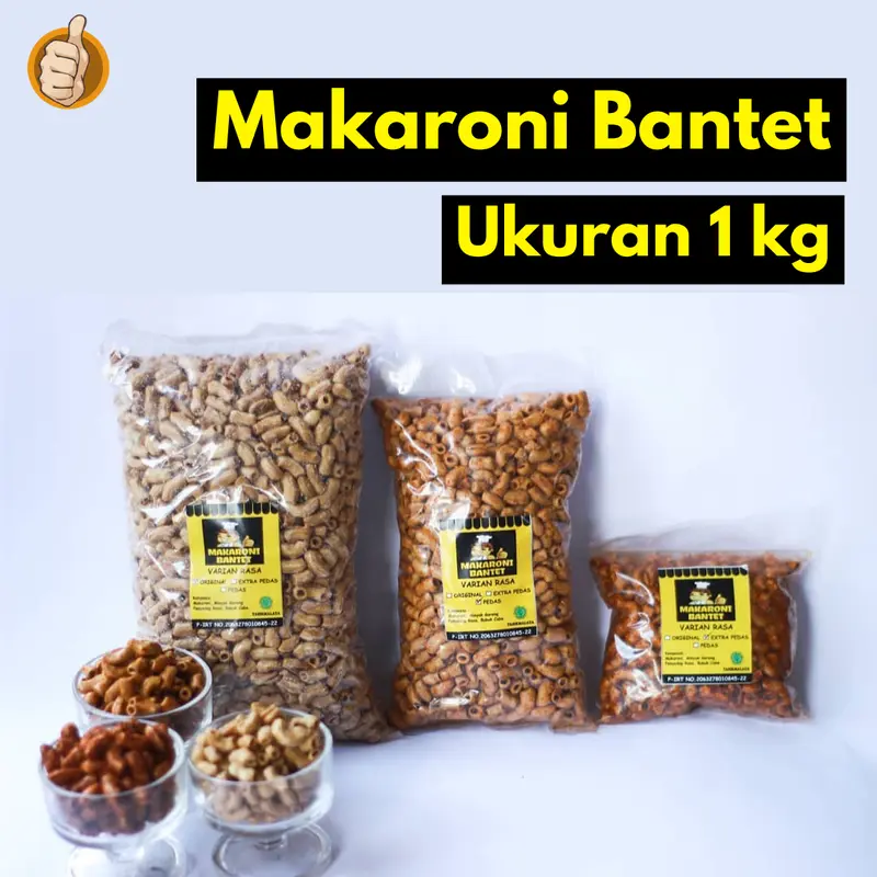 Makaroni Bantet dan Kriwil Cap Koki 1 Kg 0