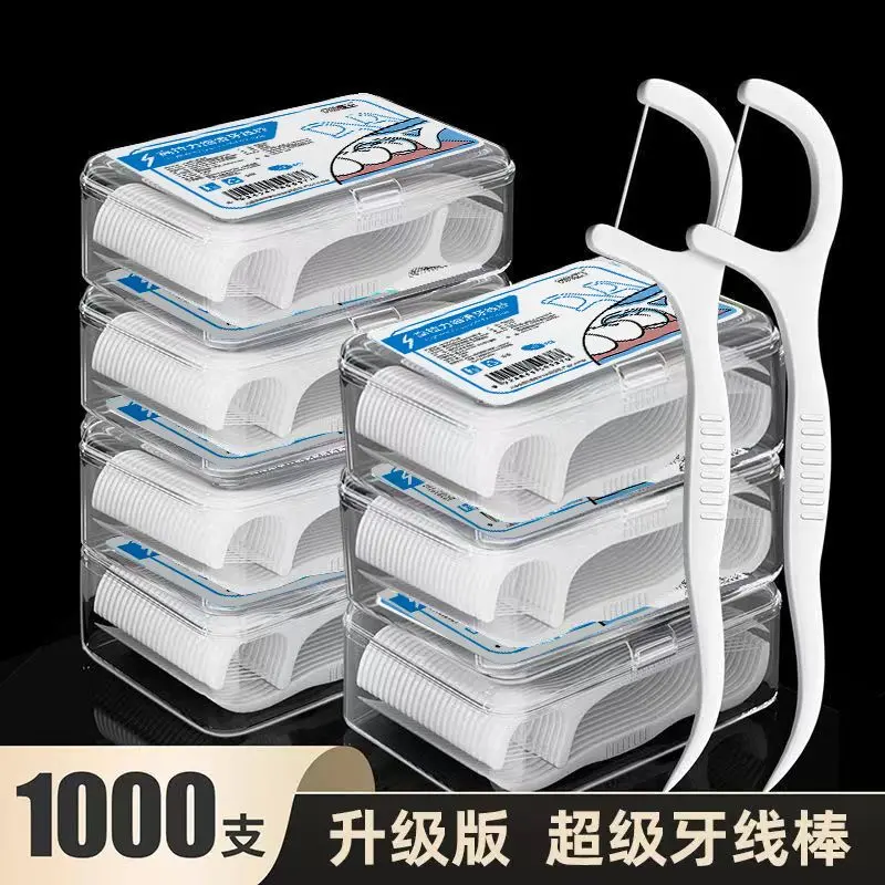 Chỉ Nha Khoa Dùng Một Lần, Siêu Mịn, Gói Gia Đình, Siêu Mịn, Hộp Đàn Hồi Polymer, Dành Cho Người Lớn, Gia Dụng, Chỉ Nha Khoa