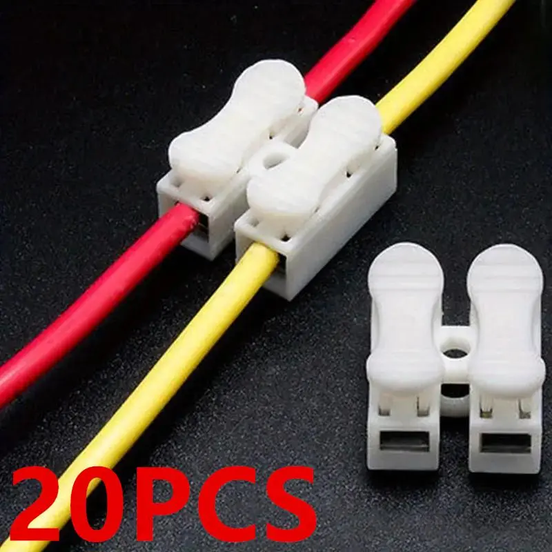 Fast Connection Terminals, Spring Wire Connectors for Electrical Cable, Clamp Terminal Block Connector, Home Improvement & Home Accessories