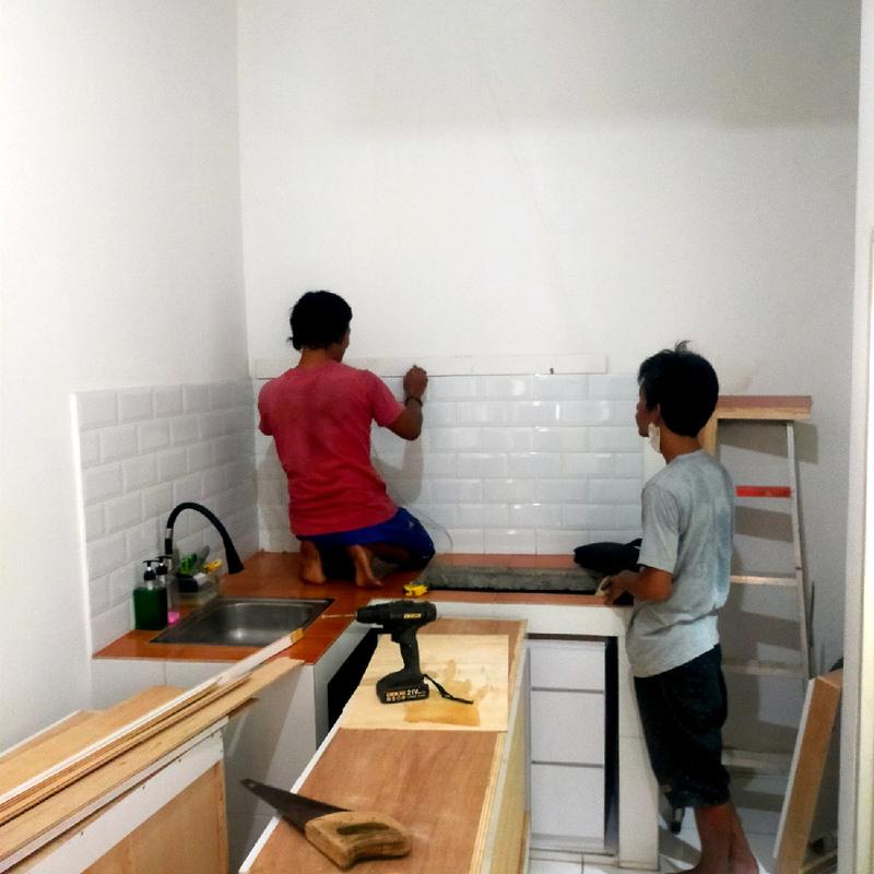 kitchen set minimalis kitchen set murah kitchen set Jakarta kitchen set Bekasi lemari pakaian lemari bawah tangga lemari hias lemari pajangan lemari tv backdroptv tempat tidur custom dipan dll bisa pesan ukuran dan model Pintu Geser Laci Furniture 1