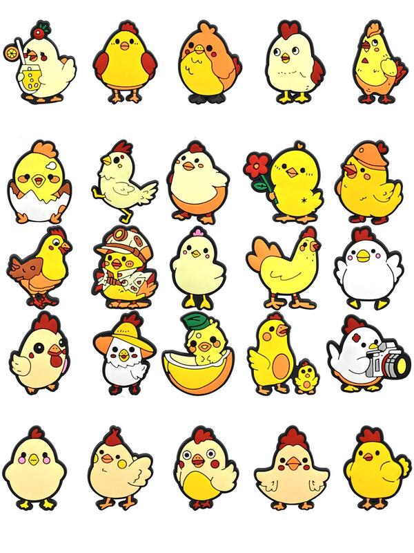 Cute Cartoon Duck Shoe Decoration, Diy Shoes Decorations for Clogs, Slippers, Shoes Decorations for Kids and Adults 7