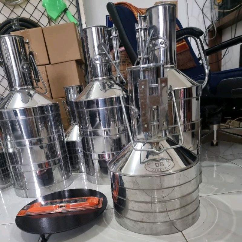Bejana ukur kapasitas 5liter || 10liter || 20liter free tatakan dan waterpass 1