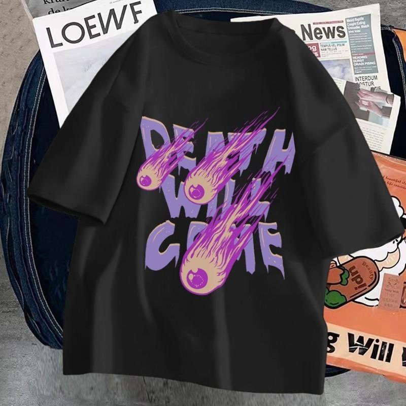 T-shirt Atasan Baju Kaos Oversize Wanita Kece Distro Lengan Pendek vintage Render Print Keren epidemic C699  Katun Combed Dewasa 3