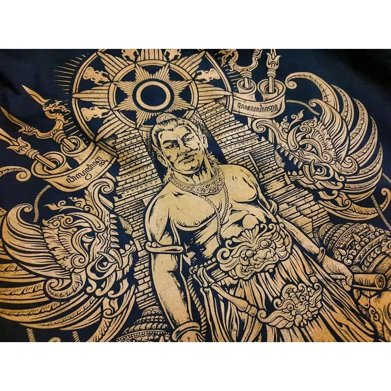 T-shirt/kaos Culture/culture Nusantara Majapahit/culturehero Uniseks Combed 4