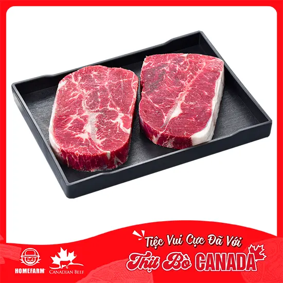 [MEGA SALE 5/5] Lõi thăn vai bò Canada - Bít tết 500g - 1kg - 2kg