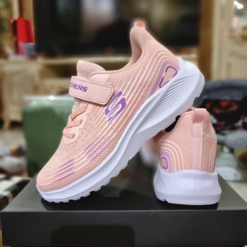 SEPATU ANAK SEKOLAH PEREMPUAN SKECHERS KIDS PINK PREMIUM 0