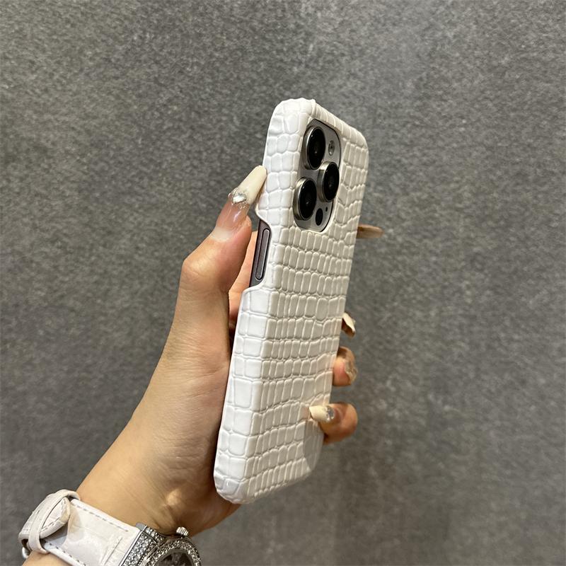 Bao Da Cá Sấu, Thiết Kế Sang Trọng, Tương Thích Với iPhone 12, 13, 14, 15, 16ProMax