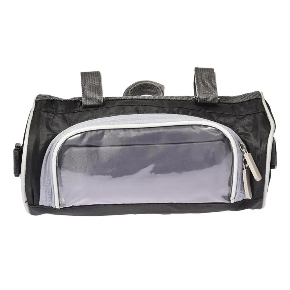 Durable Motorcycle Front Bag Handlebar Frame Detachable Holder Shoulder Pack