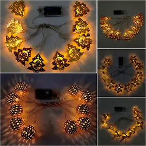 Ready Gosend Lampu Natal LED Santa Dekorasi Christmas Hiasan Pohon Natal Murah Box Ornamen Natal Harga Grosir Murah