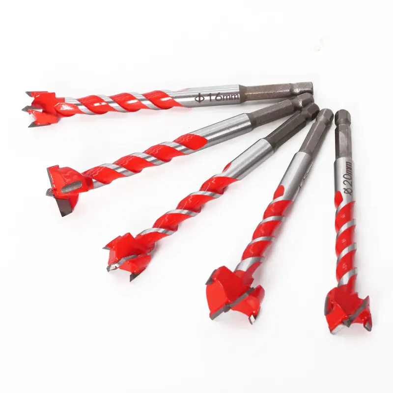 ALLEFIX Mata Bor Kayu 16mm-25mm 4 Mata Pisau Anti Karat - 6508 5