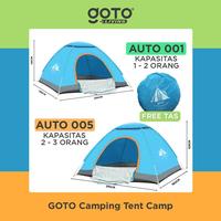 Gambar (Promo Terbatas) Goto [COD] Tent Camp Tenda Alat Camping Kemah Lipat Kemping Gunung Outdoor - 001 AUTO BLUE dari Goto Living Kota Tangerang 5 Tokopedia