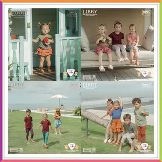 LIBBY LEGGING BABY EARTH COLOUR SERIES 0-1 TAHUN | LIBBY EASY TSHIRT | LILO SKIRT  Fashionbabies 3