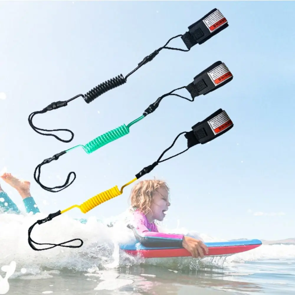 New TPU Surfing Safety Hand Rope 1.3m Elastic Kayak Boat Leash Rope Stand Up Paddle Board Foot Leg Accessories Surfboard Leash Leg Rope