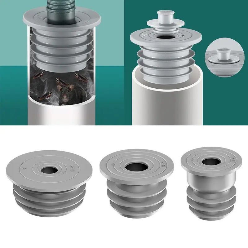 Chất bịt kín đường ống, cho máy giặt, chất bịt kín đường ống thoát nước, chất bịt kín khử mùi, màu xám 7