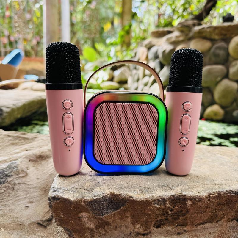Loa Bluetooth Karaoke Mini K12 công suất 10W Có Đèn Led