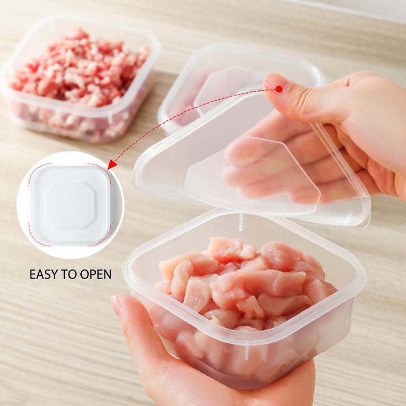 Product Introduction of กล่องถนอมอาหาร กล่องถนอมเนื้อสัตว์แช่แข็ง กล่องเก็บอาหาร โปร่งใส สําหรับใส่อาหาร เนื้อสัตว์ ผัก เข้าไมโครเวฟได้ ในตู้เย็น 350ml 29