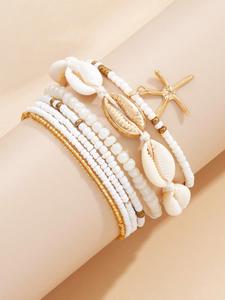 Pulseras de diseño bohemio y moderno con cuentas y cadena, joyería de moda para fiestas, decoración diaria de ropa, joyería comodín y exquisita para regalo de cumpleaños