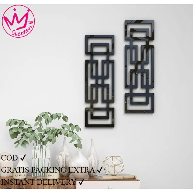 wall decoration akrilik laser cutting minimalis/ hiasan dinding/ seni menghias dinding/ dekorasi rumah/cafe/butiK/RESTO 3