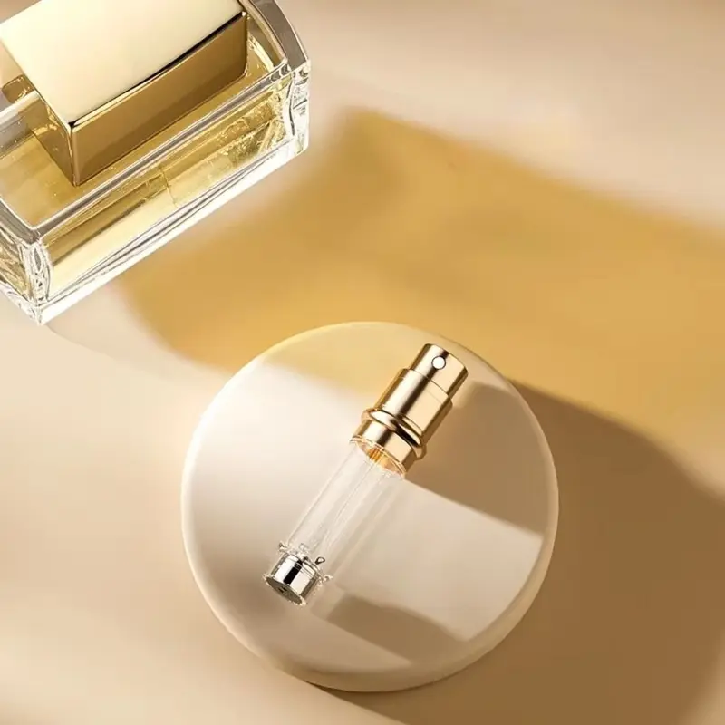 Chai Nước Hoa Bằng Da, Cầm Tay, Chai Xịt Rỗng 5ml, Có Thể Nạp Đáy, Hộp Đựng Mỹ Phẩm, Thích Hợp Đi Du Lịch 4