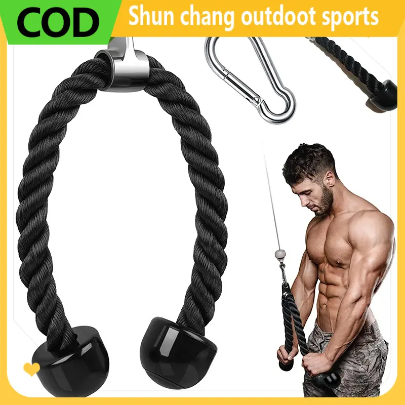 Rope Push Pull Down Cord for Bodybuilding Exercise Gym Workout for Home or Gym Use Fitness Exercise Body Equipment Hot hand  gripper acupressure  board