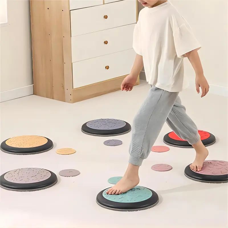 Durable Balance Bridge Toy, 6 Counts/set Indoor & Outdoor Balance Sensory Toy, Creative Birthday and Holiday Gift Options 0